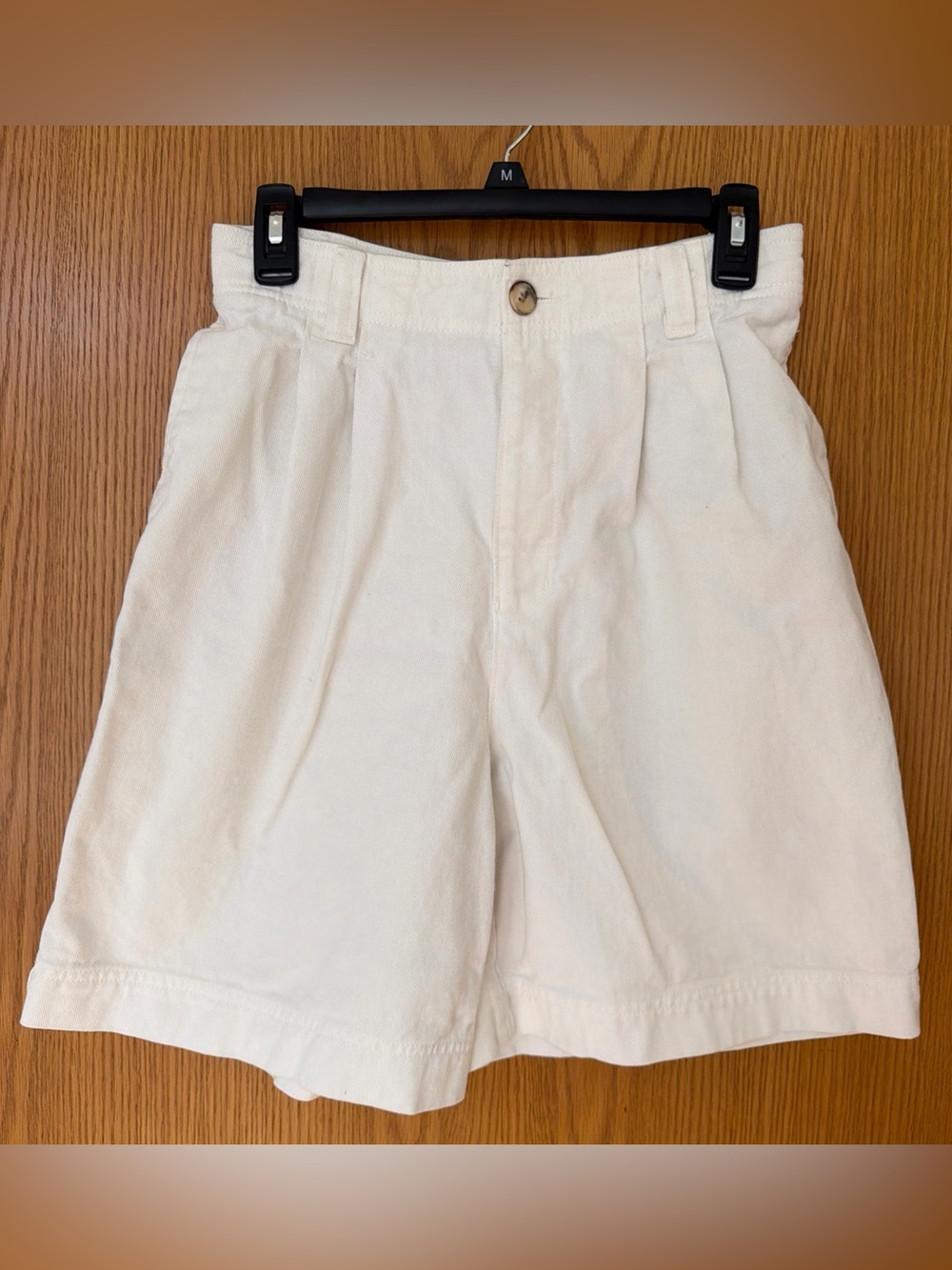 Vintage Willowbend 90s Denim Mom Shorts Womens 10 High Waist Relaxed Jorts White